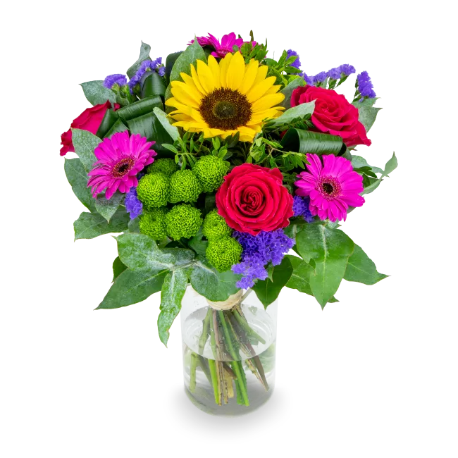 Bouquet with sunflower